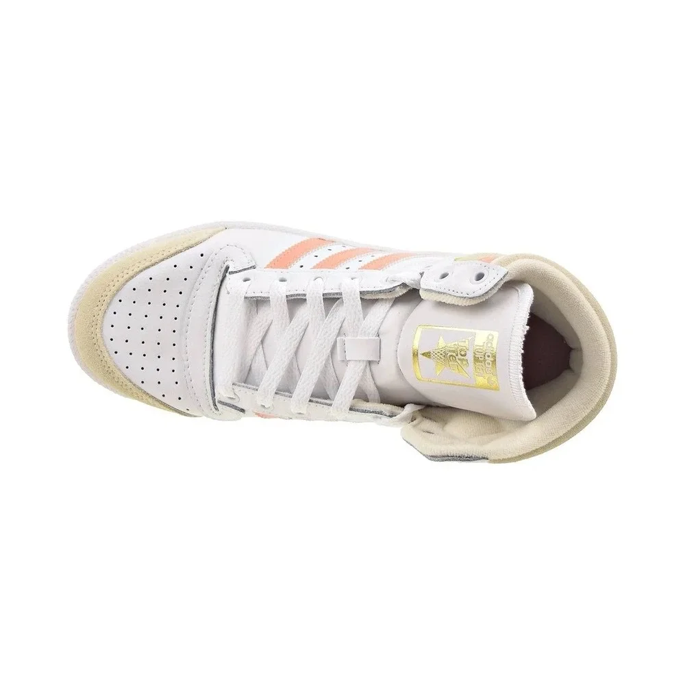 Adidas Top Ten Hi-Top Shoes Women's 7.5 Sneakers White Ambient Blush H00271